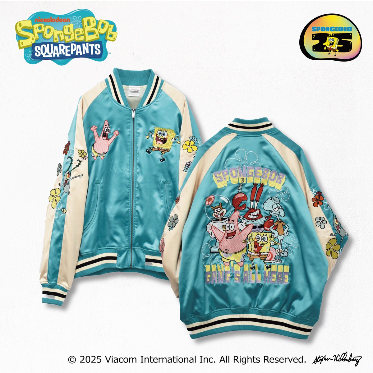 Sponge Bob（ #スポンジ・ボブ ）のスカジャン通常販売を開始しました 