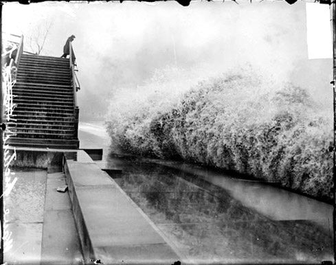 EldridgeMcCobb's tweet photo. As winter storms loom over the U.S. and Canada, we’re reminded of a truly chilling tale — the Great Lakes Storm of 1913. 

Sailors at the time swore the storm was so fierce and cruel it possessed an evil will of its own, something old timers called a “November witch.” 

On November 7, under a deceptively calm sky, the storm seemed to bide its time, brewing silently over the entire Great Lakes. Suddenly, as if signaled by an unseen hand — all hell broke loose.

The storm quickly became known as the "White Hurricane," unleashing winds over 90 mph, creating waves that towered 50 feet or more. Sailors, used to the unpredictable mood of the lakes, were nonetheless caught off-guard; they described the water as boiling and the skies as black as night at noon.

By the 9th, the storm had turned into a nightmare of biblical proportions.

The lakes, vast and indifferent, turned into white-capped graveyards as waves washed crewmen overboard, winds shrieked like banshees, and snow whipped and blinded those brave sailors unlucky enough to be on duty, including many of the E&M line.

The storm’s fury swallowed huge ships like the Charles S. Price and Henry B. Smith whole, taking the secrets of their crews’ horrifying last moments down with them into an ice water tomb. 

The witch would devour ships on four of the five Great Lakes, with a particularly hunger for those sailing Lake Huron. This wasn't just weather; it seemed to be a force of nature that resented human intrusion. 

By the end, 19 ships and well over 250 souls would be lost to “The Big Blow of 1913,” many bodies never being recovered.  

The "White Hurricane" remains a terrible reminder of Great Lakes’ unforgiving, almost supernatural power. What secrets still lie beneath those waves; what spells the November witch could yet conjure, only history can whisper.