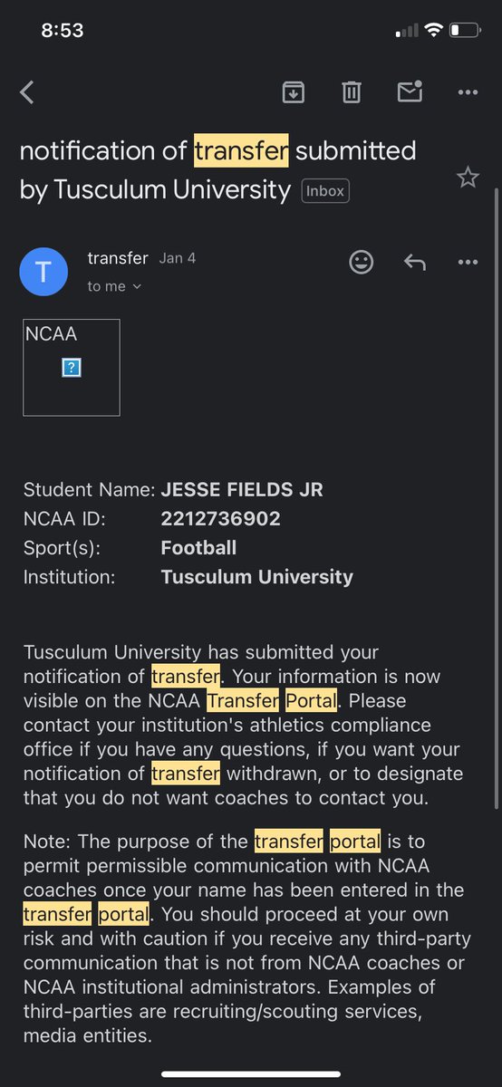 Jesse Fields 🏈💪🏾 tweet media