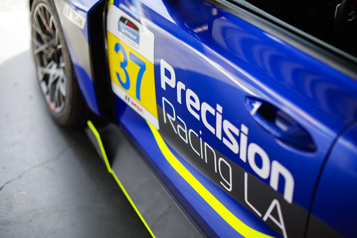PrecisionRacLA's tweet photo. Drivers ✅
Race Cars ✅
Team ✅
Time to hit the track at Daytona International Speedway for the Roar! 🏁✨
Let’s make some noise and kick off the 2025 season in style. 🏎️💨
#LetsGo #IMSA #MichelinPilot #Daytona #PrecisionRacingLA