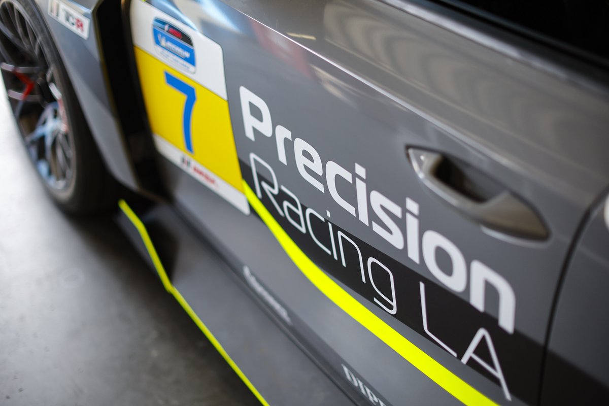 PrecisionRacLA's tweet photo. Drivers ✅
Race Cars ✅
Team ✅
Time to hit the track at Daytona International Speedway for the Roar! 🏁✨
Let’s make some noise and kick off the 2025 season in style. 🏎️💨
#LetsGo #IMSA #MichelinPilot #Daytona #PrecisionRacingLA