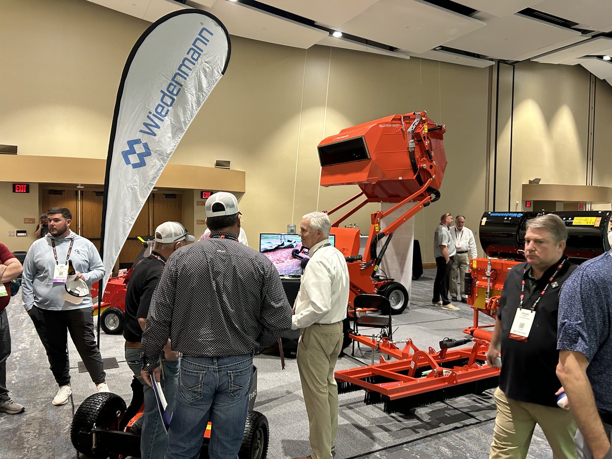 wiedenmannusa's tweet photo. Two good days at the Sports Field Managers Association trade show! 
#Wiedenmann
#SFMA2025 
#Maredo https://t.co/8OFbRRHGca