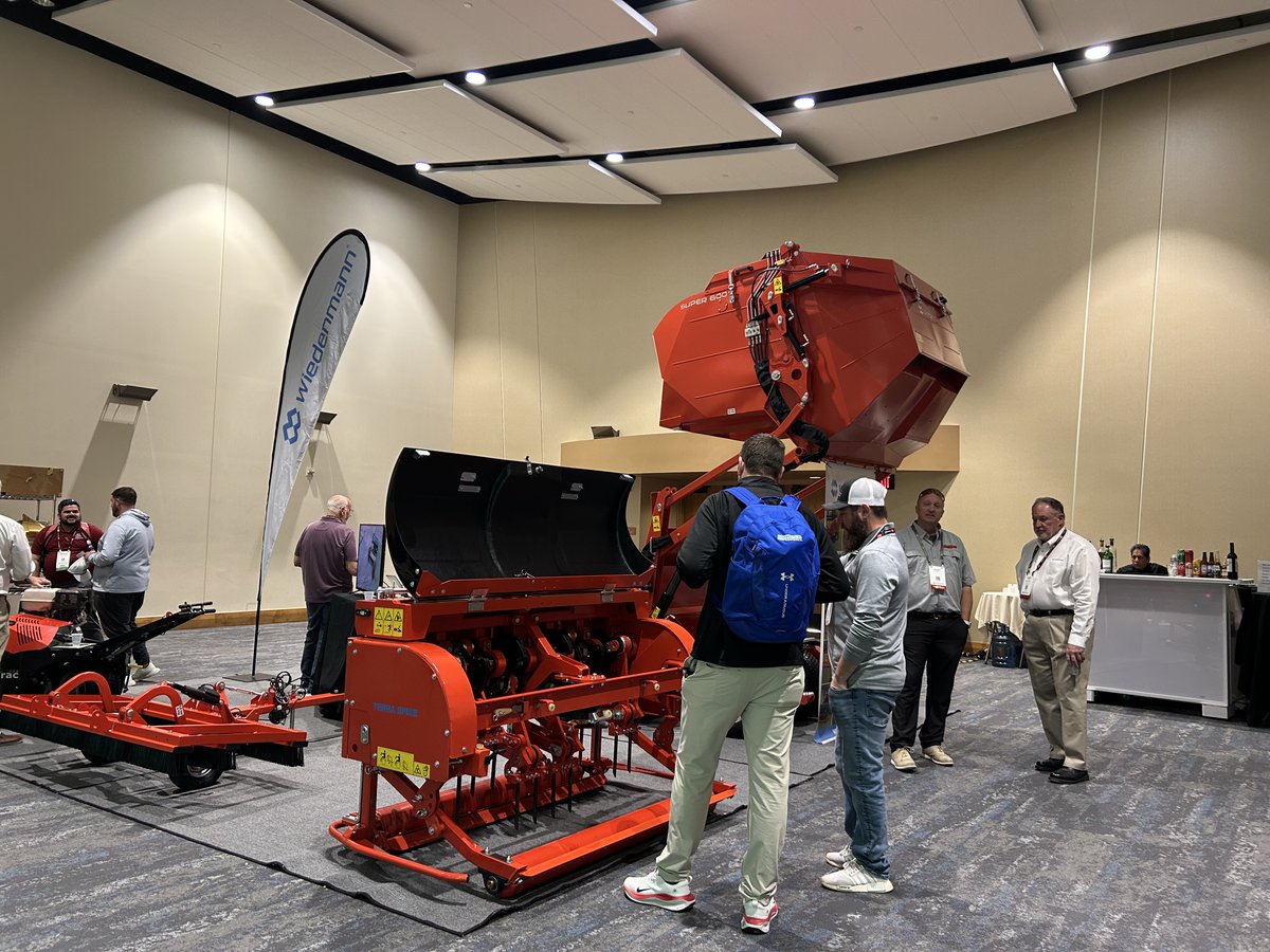 wiedenmannusa's tweet photo. Two good days at the Sports Field Managers Association trade show! 
#Wiedenmann
#SFMA2025 
#Maredo https://t.co/8OFbRRHGca