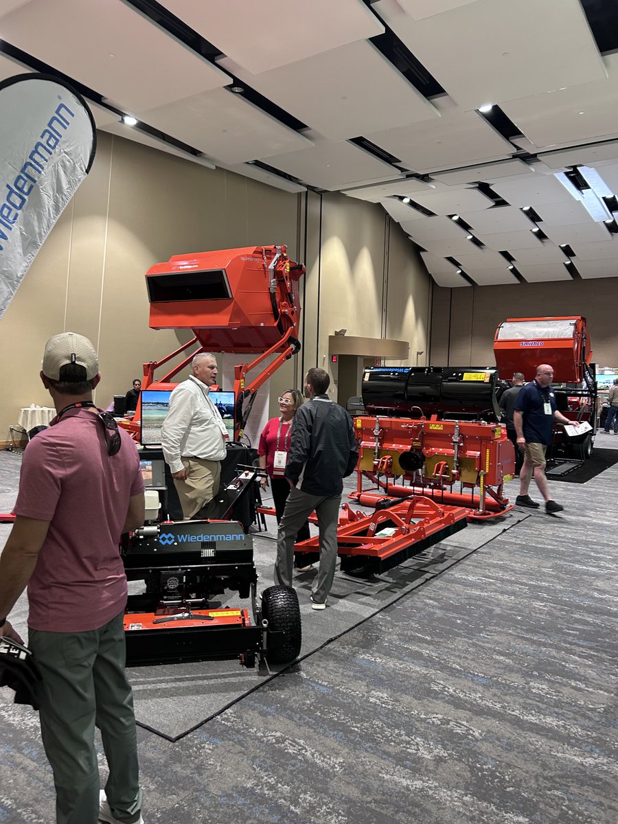 wiedenmannusa's tweet photo. Two good days at the Sports Field Managers Association trade show! 
#Wiedenmann
#SFMA2025 
#Maredo https://t.co/8OFbRRHGca