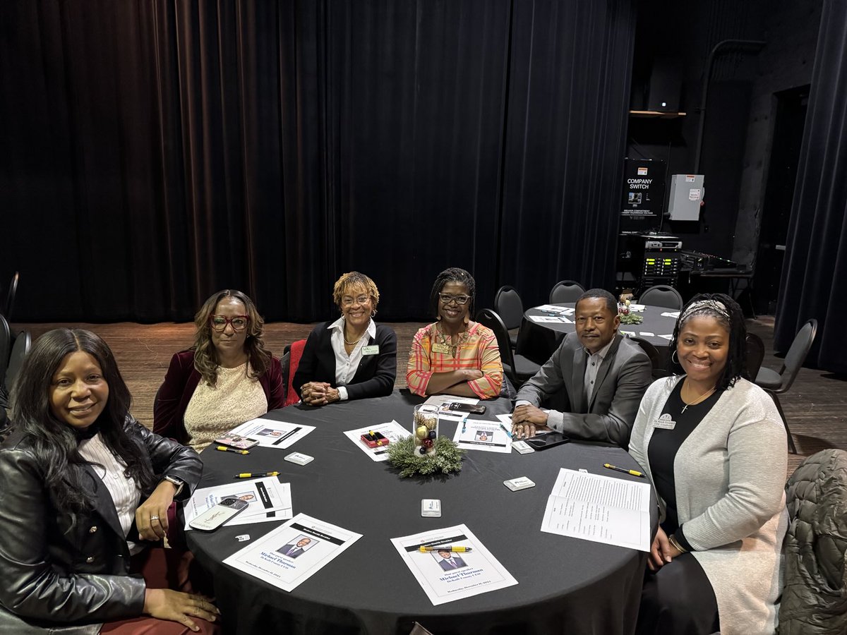 DCSD_SCSA's tweet photo. The Office of Student Assignment had a blast on 12.11.24, celebrating ⁦⁦@DeKalbSchools⁩ Work Based Learning Coordinators. “You can learn a lot more about business, from one loss, opposed to 1,000 wins,” M. Thurmond. ⁦⁦@DrCharCovington⁩ https://t.co/CiPlPbOXfy