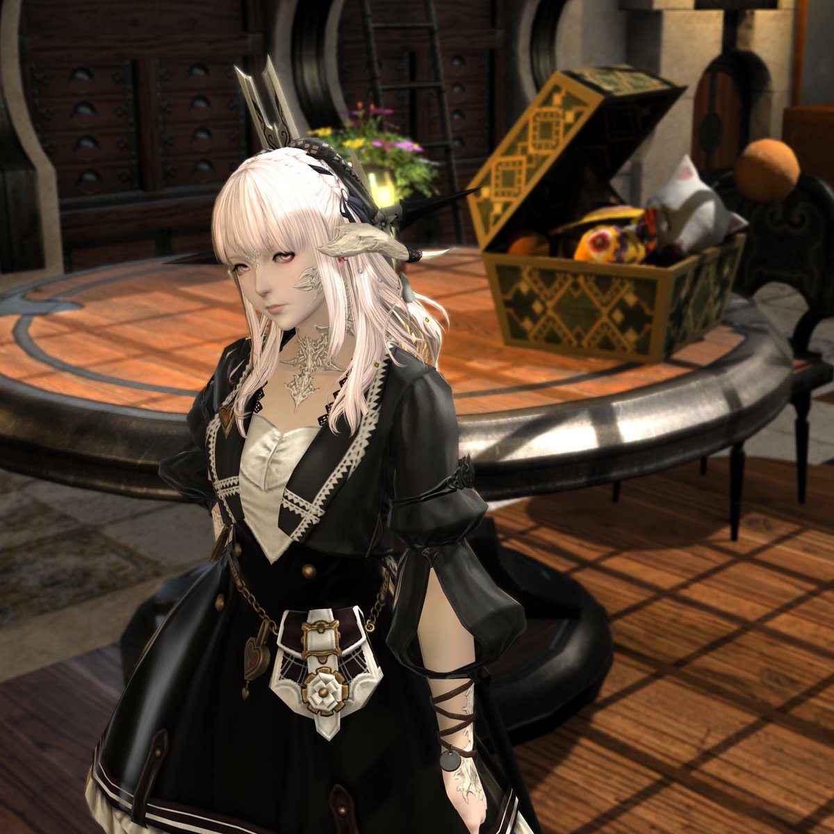 pokexe_art's tweet image. finally beat chaotic enough times to get the new hairstyle 😊 #FFXIVSelfie