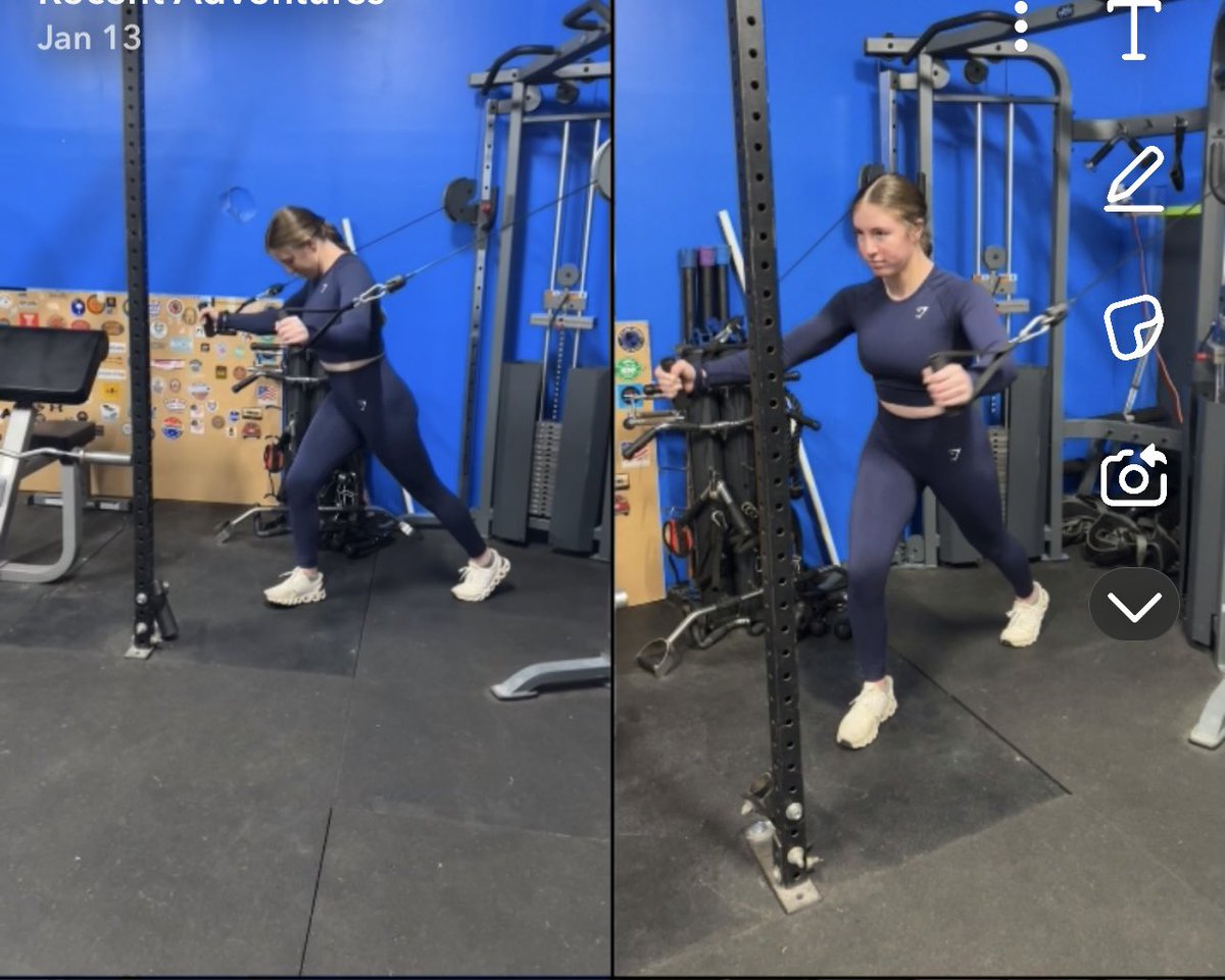 fit_aim's tweet photo. @sadiescott2027 putting in the work! Sadie is strong mentally and physically. Remember her name! #aim #aimfit #aimathlete https://t.co/NOGDlDS73l