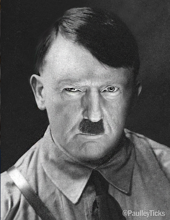 PaulleyTicks's tweet photo. Donald Trump's presidential portrait has been released. https://t.co/a6gak5eK9g