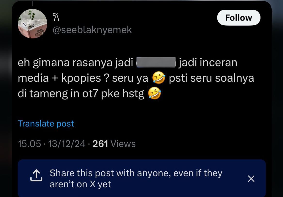 SUGAIndoFanbase's tweet photo. 🚨 REPORT &amp; BlOCK under hate and harrasment

Akun tersebut secara sadar membuat akun lain untuk menghina dan meyebarkan kebencian kepada 🐱

🔗 https://t.co/bUyQQoNLrD https://t.co/Bm9gcyCpiC