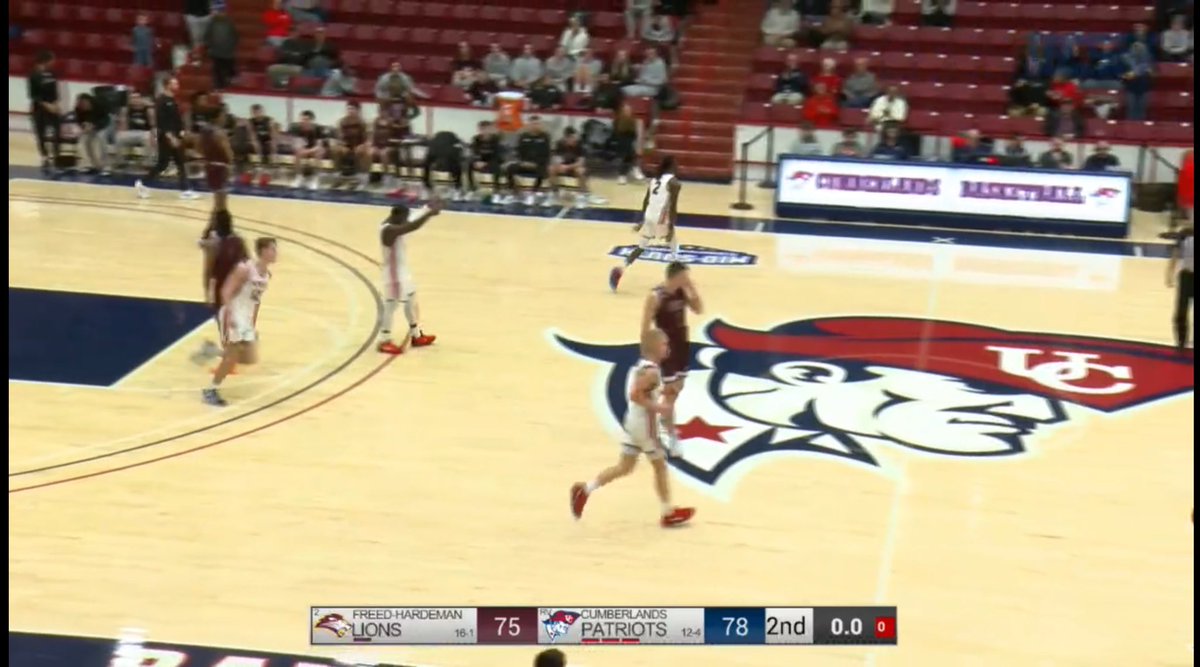 🚨UPSET ALERT 🚨 Down goes No. 2

RV <a href="/UCMBB/">Cumberlands Men's Basketball</a> 78
No. 2 Freed-Hardeman 75

The Patriots put together a big 2nd half by putting continuous pressure on the rim including some explosive dunks!

Anthony Johnson 25pts | 8rebs | 2assts
Harry Morrice 14pts | 11rebs | 2blks