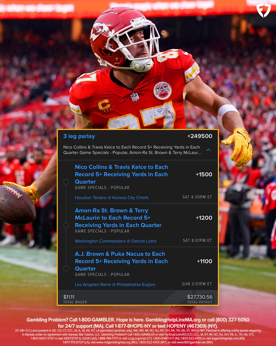 FanDuel Sportsbook tweet media