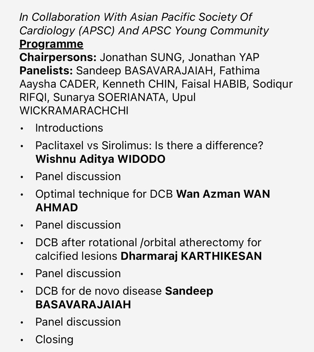 APSCYoung (@apscyoung) on Twitter photo Are you at #SingaporeLive2025?
Join us at this special session on #DCB in collaboration with <a href="/APSCYoung/">APSC Young</a> TODAY at 1650
📍Esplanade Room
🪑 <a href="/Jonyap88/">Jonathan Yap</a> <a href="/JonathanGSung/">Jonathan Sung</a>
🗣️<a href="/wishnuaditya/">wishnu aditya</a> <a href="/drdharmarajk/">Dharmaraj Karthikesan MD FRCP MSc</a> #SandeepBasavarajaiah #WanAzmanWanAhmad
<a href="/upulwick/">Upul Wickramarachchi 🇱🇰🇬🇧</a> <a href="/aayshacader/">Aaysha Cader</a> <a href="/FaisalHabibFH1/">Faisal Habib</a> Are you at #SingaporeLive2025?
Join us at this special session on #DCB in collaboration with <a href="/APSCYoung/">APSC Young</a> TODAY at 1650
📍Esplanade Room
🪑 <a href="/Jonyap88/">Jonathan Yap</a> <a href="/JonathanGSung/">Jonathan Sung</a>
🗣️<a href="/wishnuaditya/">wishnu aditya</a> <a href="/drdharmarajk/">Dharmaraj Karthikesan MD FRCP MSc</a> #SandeepBasavarajaiah #WanAzmanWanAhmad
<a href="/upulwick/">Upul Wickramarachchi 🇱🇰🇬🇧</a> <a href="/aayshacader/">Aaysha Cader</a> <a href="/FaisalHabibFH1/">Faisal Habib</a>