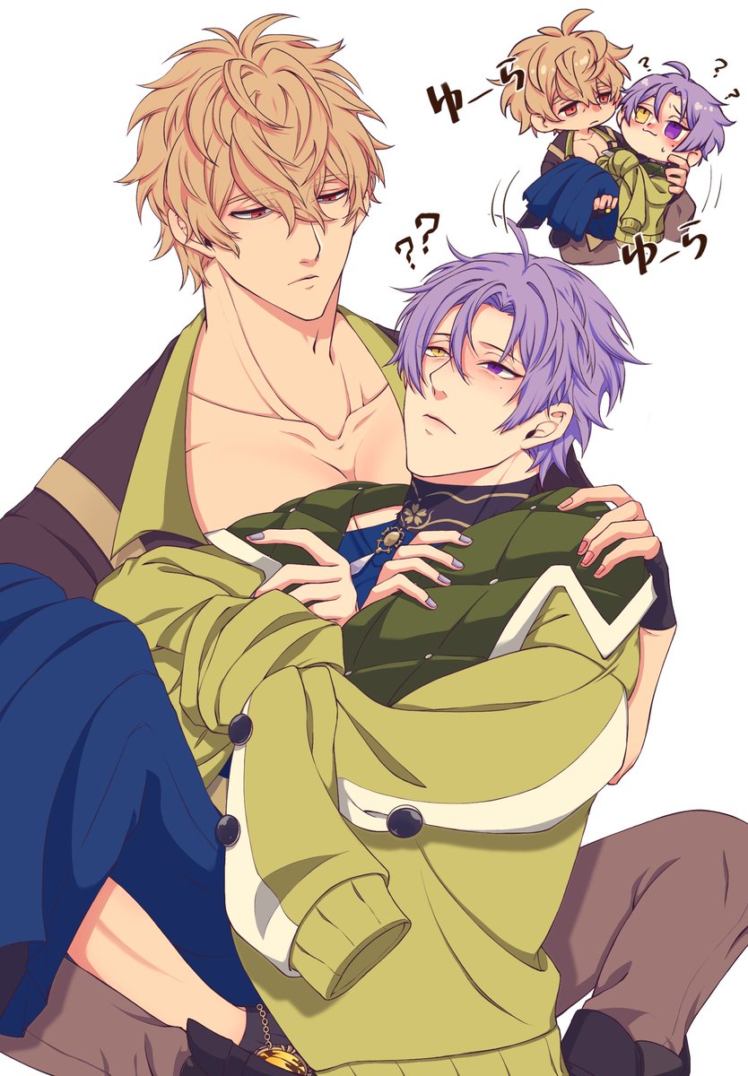 寝かしつけされる🦊の図