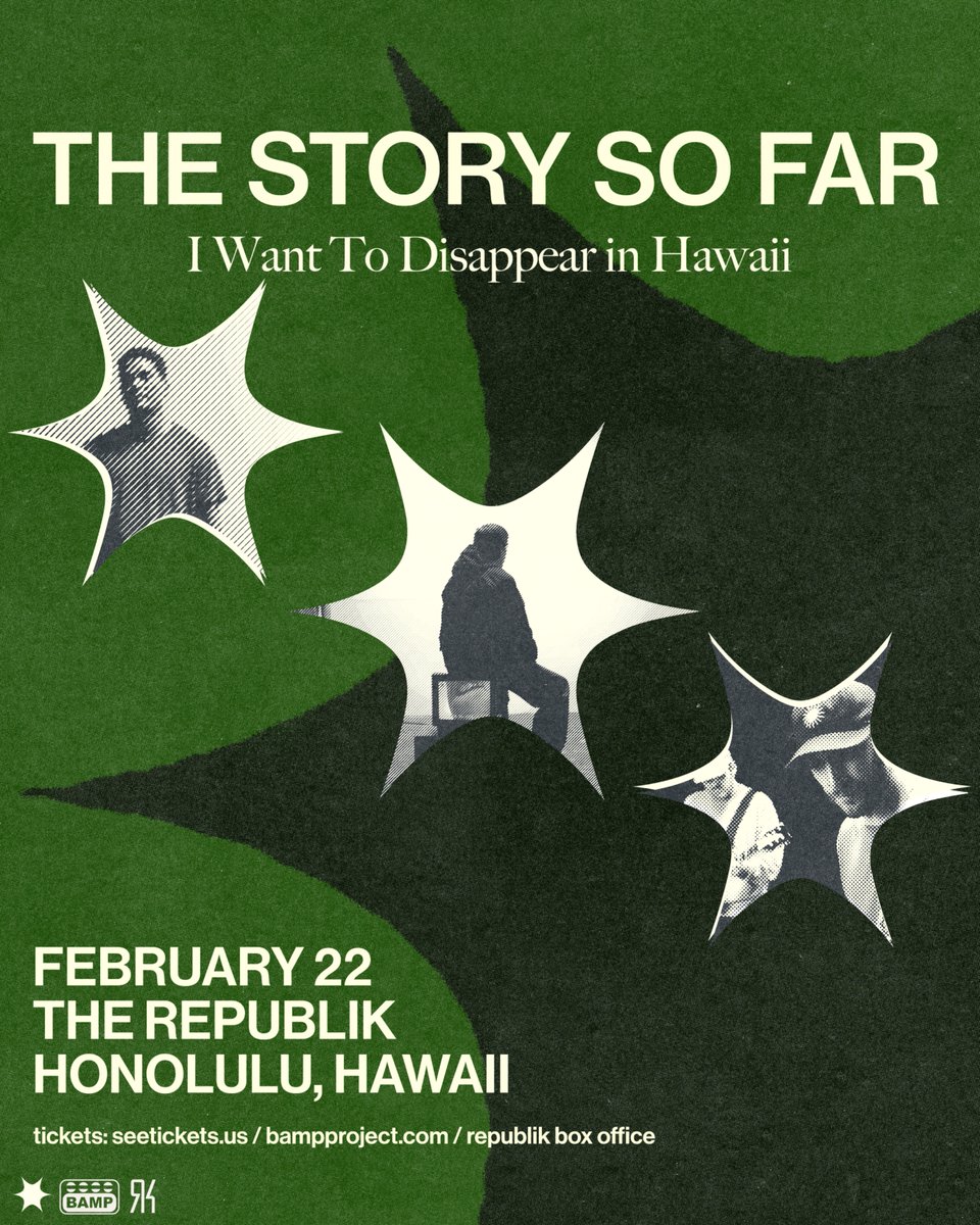 We've added a show in Honolulu next month. Tickets are on sale now. We'll see you soon.