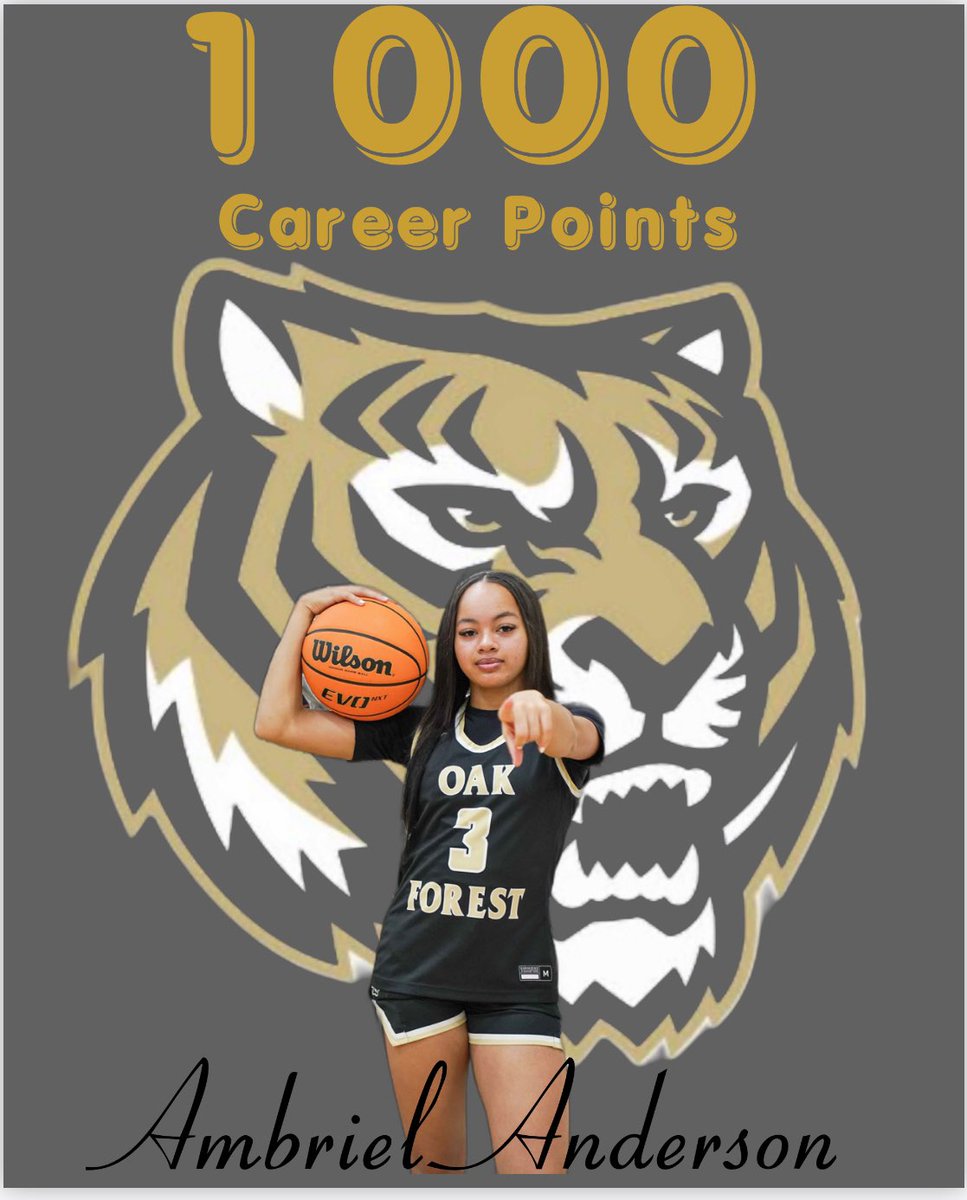 Oak Forest G. BBall (@bball_oak) on Twitter photo Congrats <a href="/AmbrielAnderson/">Ambriel Anderson</a> on scoring her 1,000 career point! One heck of an accomplishment! Proud of you! Congrats <a href="/AmbrielAnderson/">Ambriel Anderson</a> on scoring her 1,000 career point! One heck of an accomplishment! Proud of you!