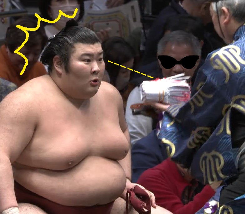 えっ！ スゴッ！！！） 熱海富士のびっくり顔 #懸賞 #豊昇龍戦 〔初