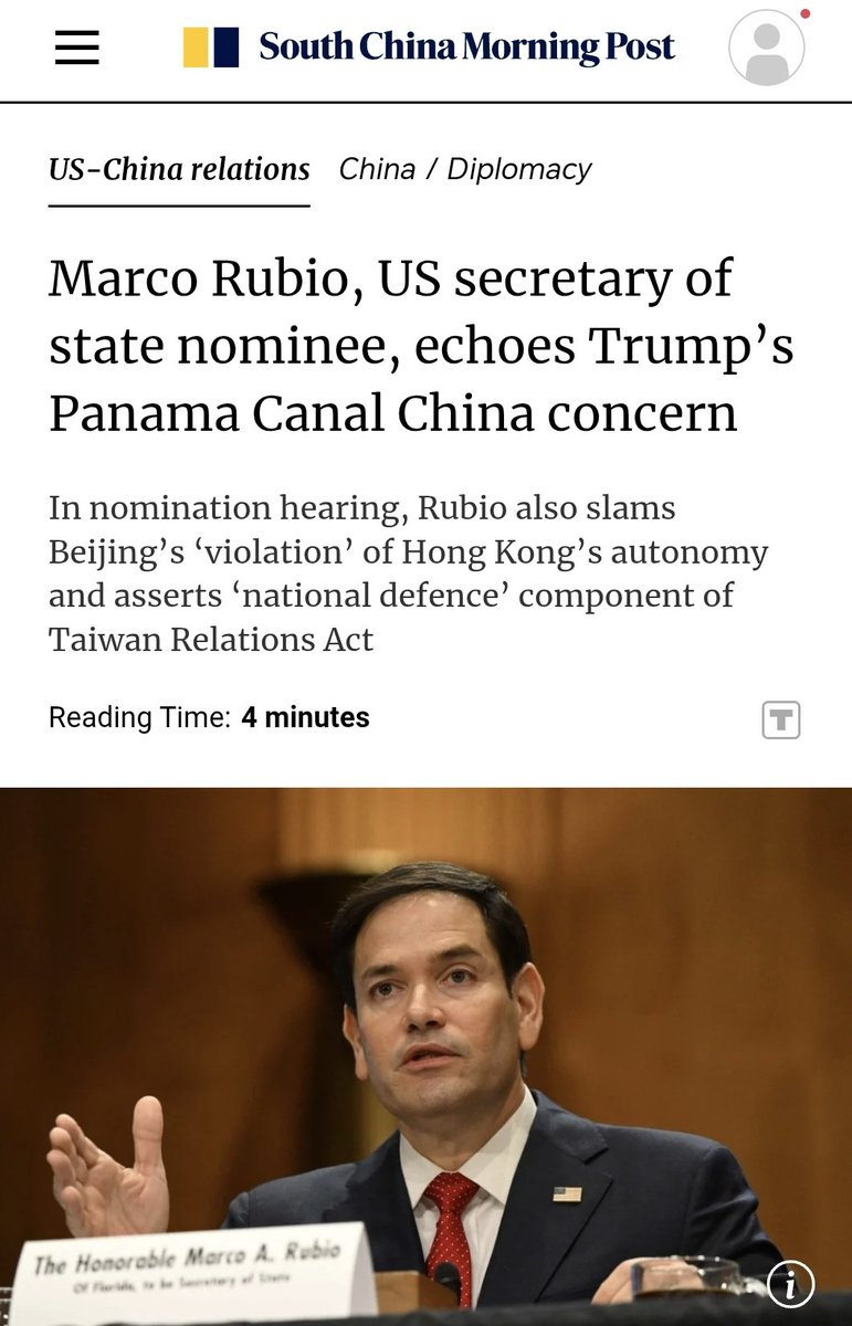 dhpnAl's tweet photo. Marco Rubio’s Hong Kong remarks are a transparent ploy. His “concern” is a thin disguise for attacking China, devoid of any real purpose or impact! https://t.co/WkbY2biex7