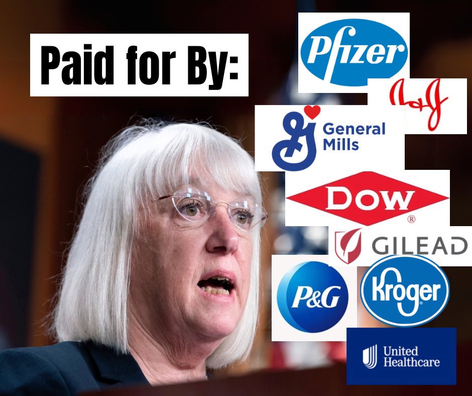 AnnaRMatson's tweet photo. @PattyMurray @HHSGov Paid for by: https://t.co/7T9avk1VWz
