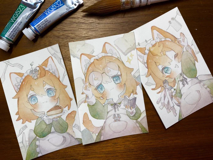 アニマルパレード展4に展示するこたちを送り出してきました1月25日からの大阪のgallerygrad.さんでの展示だよ!よろしく・:*+.\(( °ω° ))/.:+詳細はリプ欄へ 