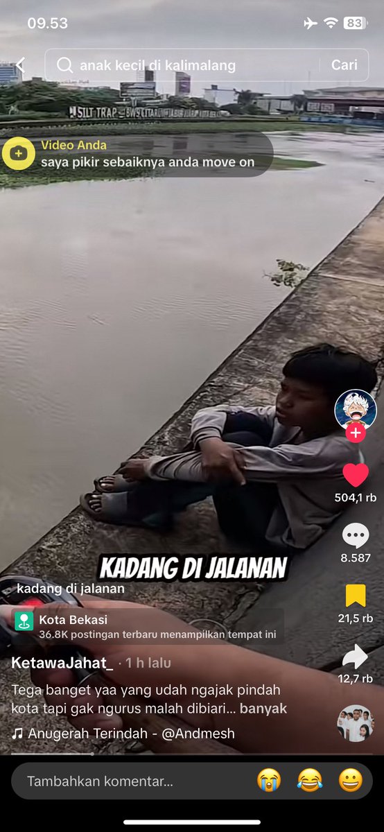 citruztxx's tweet photo. aku nangisin adek ini semalemaan
dia tinggal di bandung, pala mamanya udah meninggal dan udah lama
setelah di tinggal ortunya dia hidup di stasiun bandung, tapi di ajak orang ke stasiun sekasi soalnya di bandung serem, tapi dia sekarang sebatang kara di kota orang😭😭😭😭 https://t.co/RHVma967pR