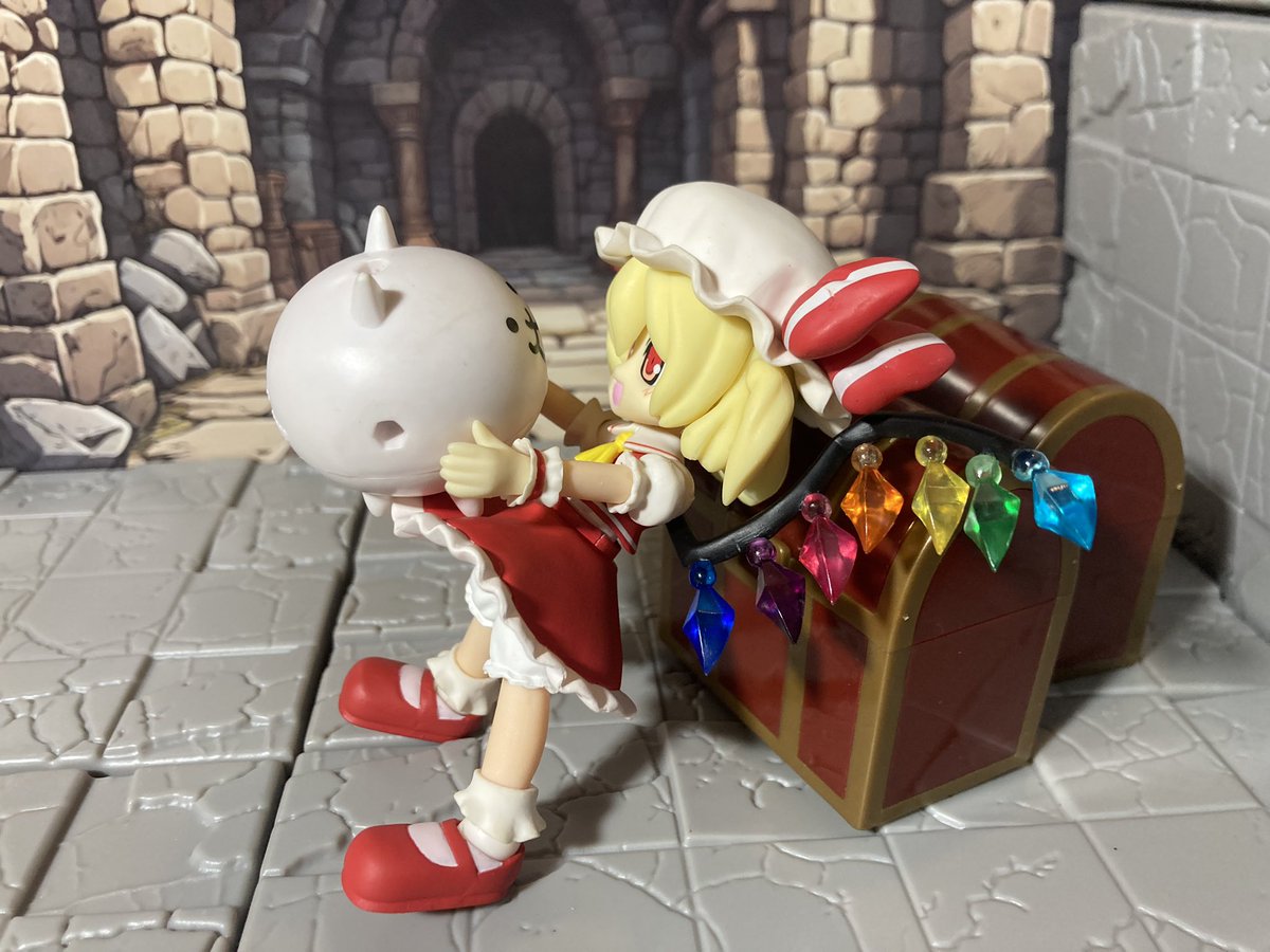 MusashingmanSub's tweet image. 予想外のサプライズ()
#にゃんこ大戦争　#東方 #東方project 
#東方紅魔郷 #フランドール・スカーレット 
#まめしき #フラン