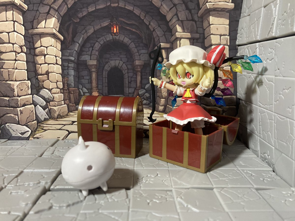 MusashingmanSub's tweet image. 予想外のサプライズ()
#にゃんこ大戦争　#東方 #東方project 
#東方紅魔郷 #フランドール・スカーレット 
#まめしき #フラン