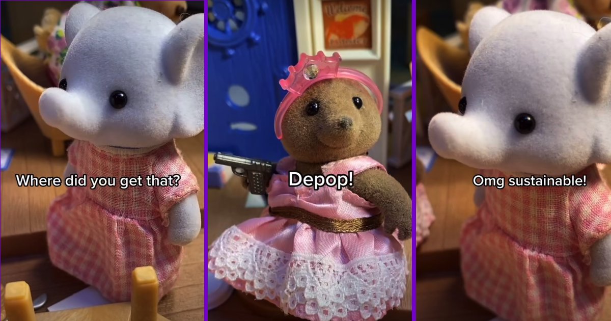 I haven't really cared about Tik Tok going away except I just realized that's where Sylvanian Drama lives 😭