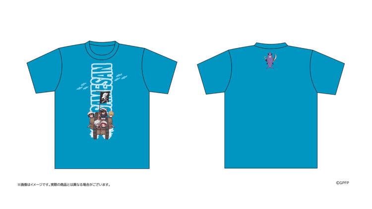 「【海楽フェスタ2025グッズ②】サメさんチームグッズ■サメさんチームTシャツ【O」|「ガールズ＆パンツァー」公式アカウントのイラスト