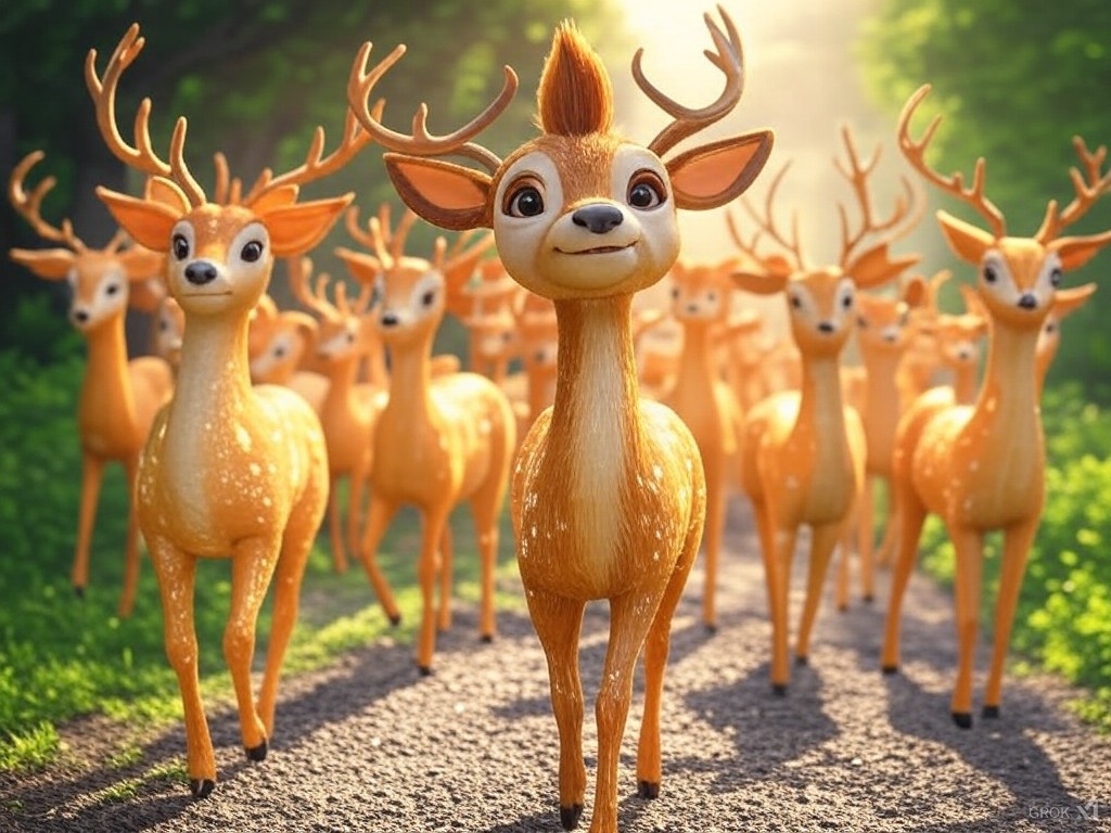 yuckbuck_'s tweet photo. Step into a realm where your portfolio grows with every giggle! Yuck Buck, the jovial leader of $YBK, invites you to a forest where financial wisdom dances with comedy. Each golden deer you meet is a friend, not just an investment. 🌲📷 #btc #cryptomarket  #CryptoNews https://t.co/VQ8nsgVr3p