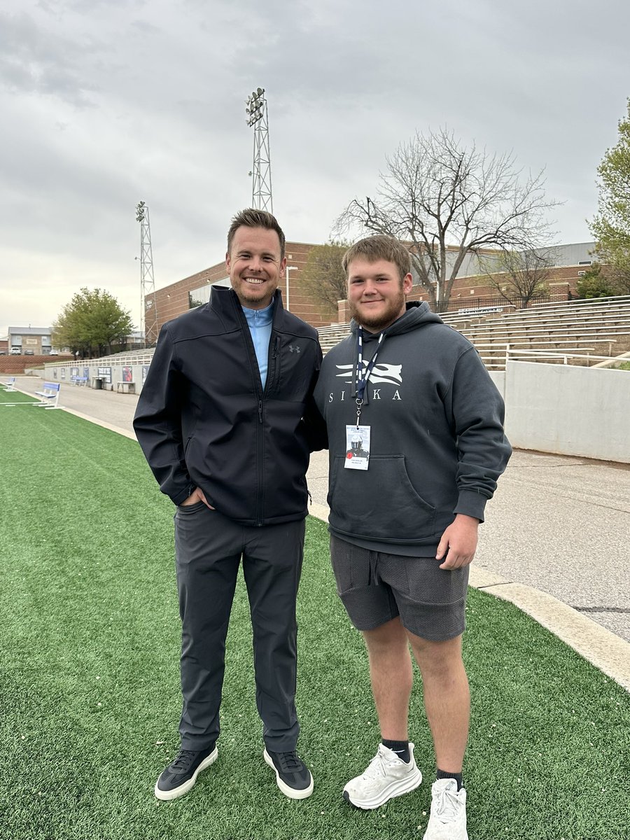After a great talk with <a href="/coachrice_4/">Andrew Rice</a>, I am very thankful to receive an offer to Southwestern Oklahoma State University!  Thank you for making the trip to Hilldale.