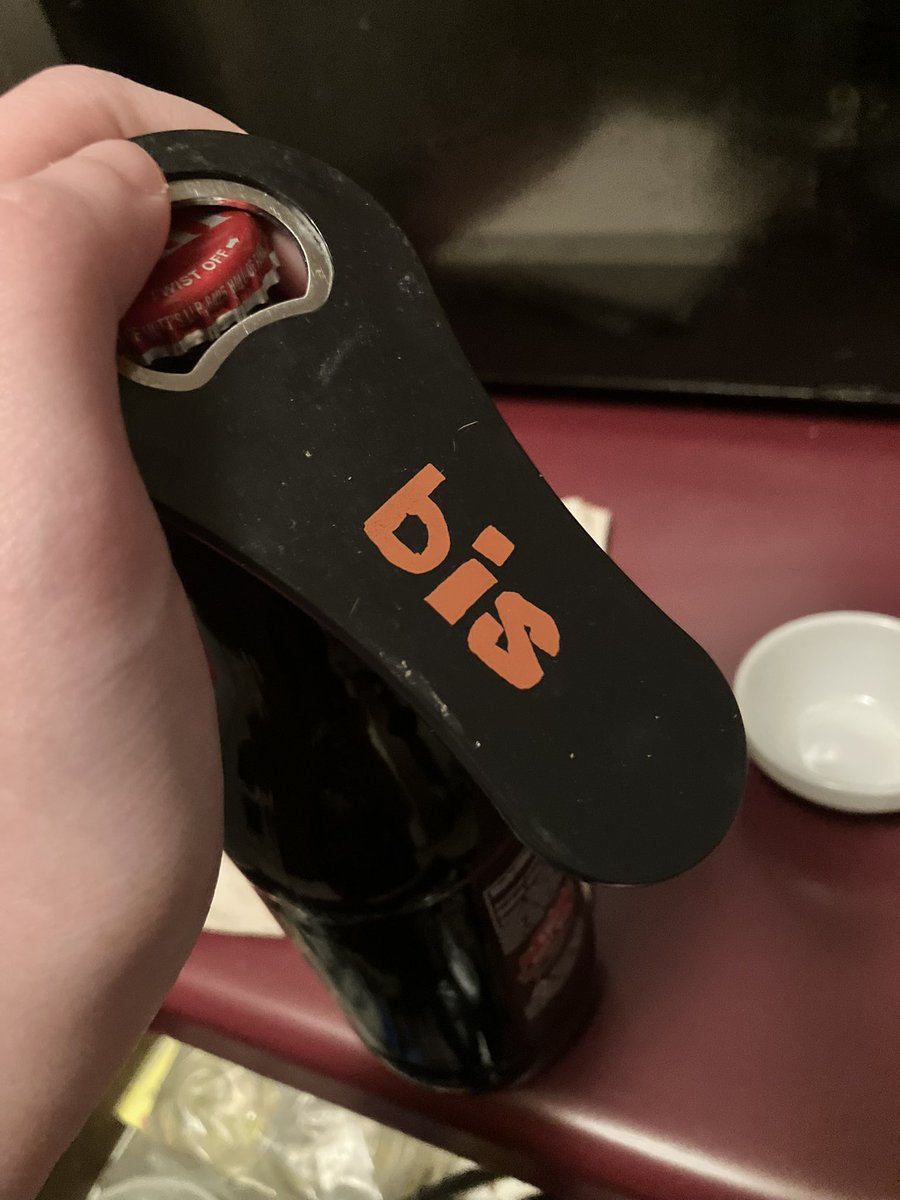 Demonstrating <a href="/thebandbis/">bis</a> bottle opener