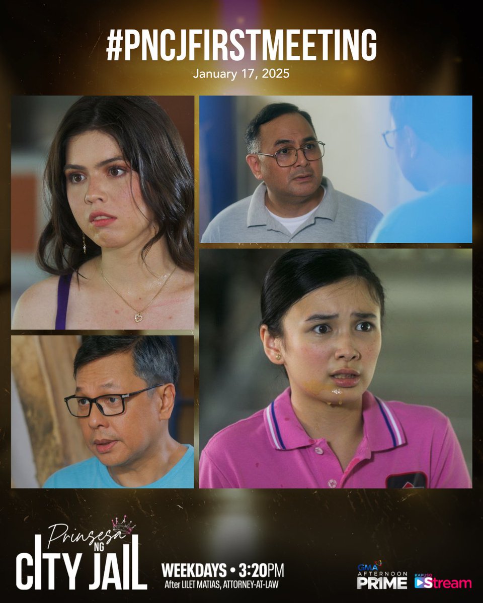 GMADrama's tweet photo. Sa loob man o labas ng city jail, life is always cruel! 😰

Tutok na sa #PrinsesaNgCityJail mamayang 3:20 PM sa GMA Afternoon Prime! 👑

Official Hashtag: #PNCJFirstMeeting 🤝 https://t.co/dTifxAt5DQ