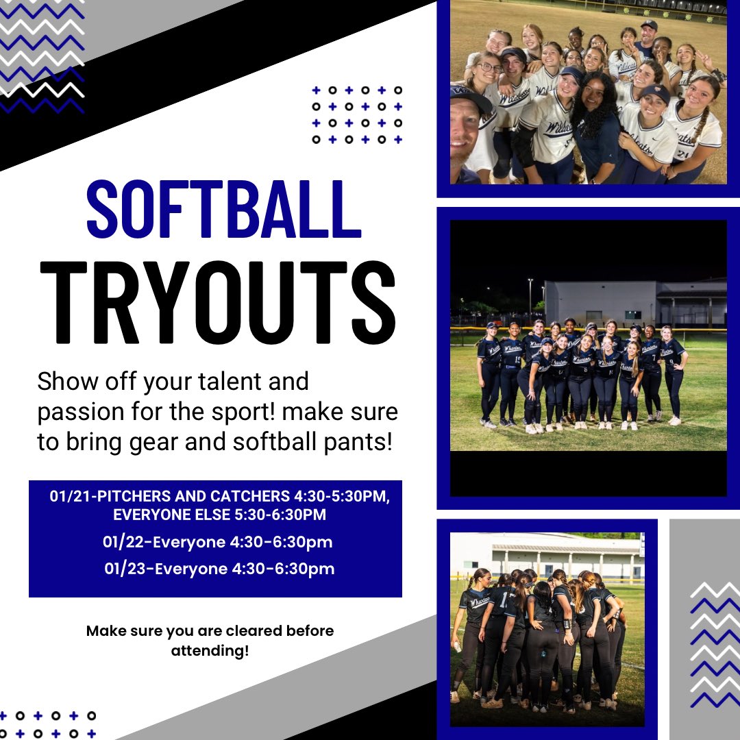 Wharton Softball🐾 tweet media