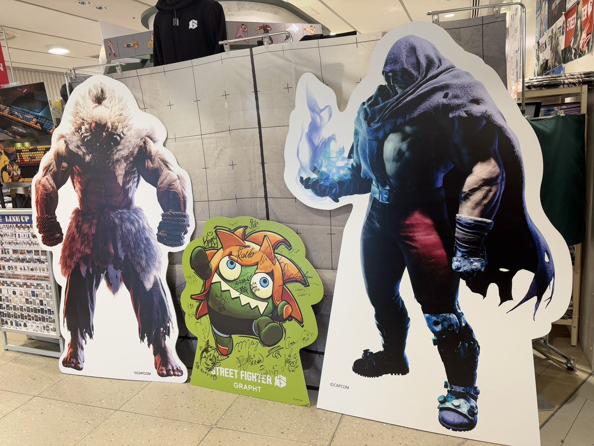 STREET FIGHTER 6 OFFICIAL POP UP STORE』 等身大パネルの