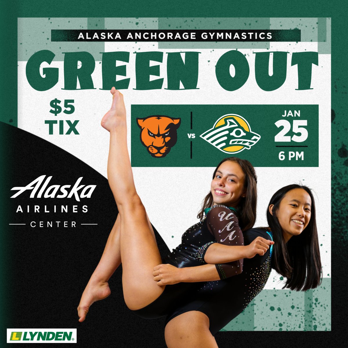UAASeawolves's tweet photo. Wear green and come out to cheer your Seawolves at the Alaska Airlines Center on Saturday night. Tickets (all half-price), live video ($) and live scoring links at https://t.co/bASEBzrt6R.
@uaanchorage https://t.co/AfkqVJk5sV