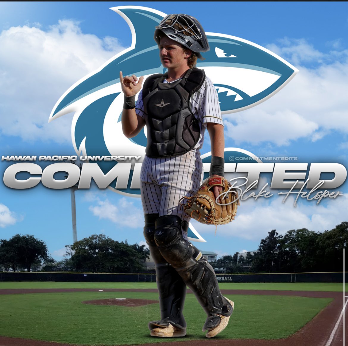 Blake Helsper (@blakehelsper) on Twitter photo I am extremely blessed and excited to announce my commitment to Hawaii Pacific University. Go Sharks! #KeehiBuilt
<a href="/HPU_BSB/">HPU Baseball</a> <a href="/DaneFujinaka/">Dane Fujinaka</a> <a href="/canyonbaseball/">Canyon Baseball</a> <a href="/teamsmitty06/">JASON SMITH</a> <a href="/mike_grahovac/">Mike Grahovac</a> <a href="/SCbreakers2025/">SoCal Breakers</a> I am extremely blessed and excited to announce my commitment to Hawaii Pacific University. Go Sharks! #KeehiBuilt
<a href="/HPU_BSB/">HPU Baseball</a> <a href="/DaneFujinaka/">Dane Fujinaka</a> <a href="/canyonbaseball/">Canyon Baseball</a> <a href="/teamsmitty06/">JASON SMITH</a> <a href="/mike_grahovac/">Mike Grahovac</a> <a href="/SCbreakers2025/">SoCal Breakers</a>