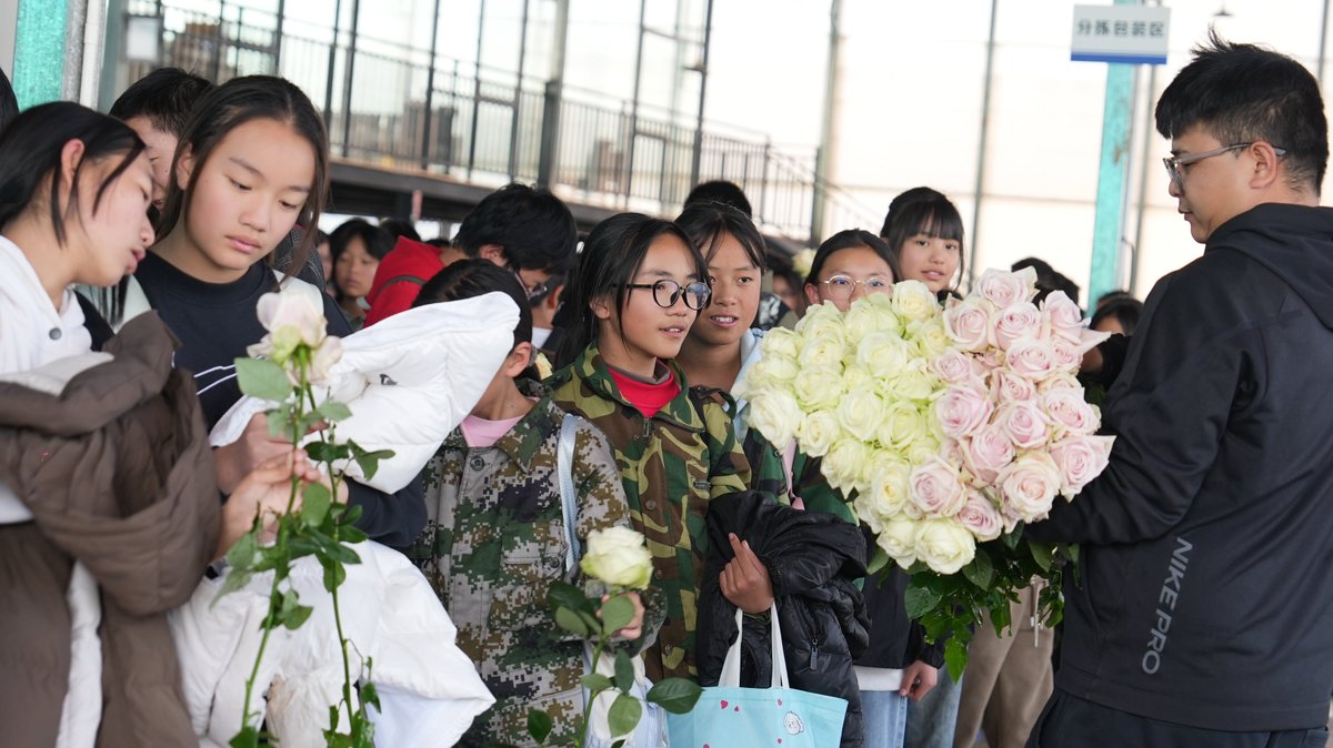 ZhengheHometown's tweet photo. Recently, over 1,000 students from Kunming No. 1 High School Jinning Campus visited the Jinning Modern Flower Industry Park to learn about modern #flower cultivation and experience the flower-picking process.#有一种叫云南的生活 #Jinning https://t.co/nWxpRJWwR3