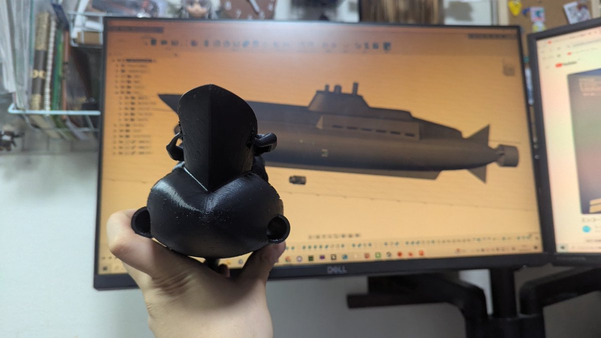 TokiwaArs's tweet photo. #スティールダイバー #SteelDiver #fusion360
自分でモデリングしたものが印刷終わったときが一番気持ちいですねー
機構も動作的にはバッチリ、ただストロークが足りないかも( https://t.co/UdsDpFtkOy