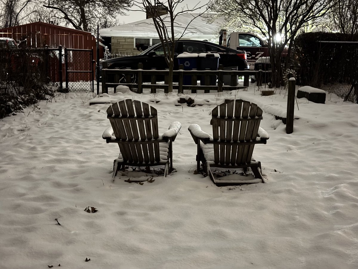 I will never get tired of snow. Absolutely love this.