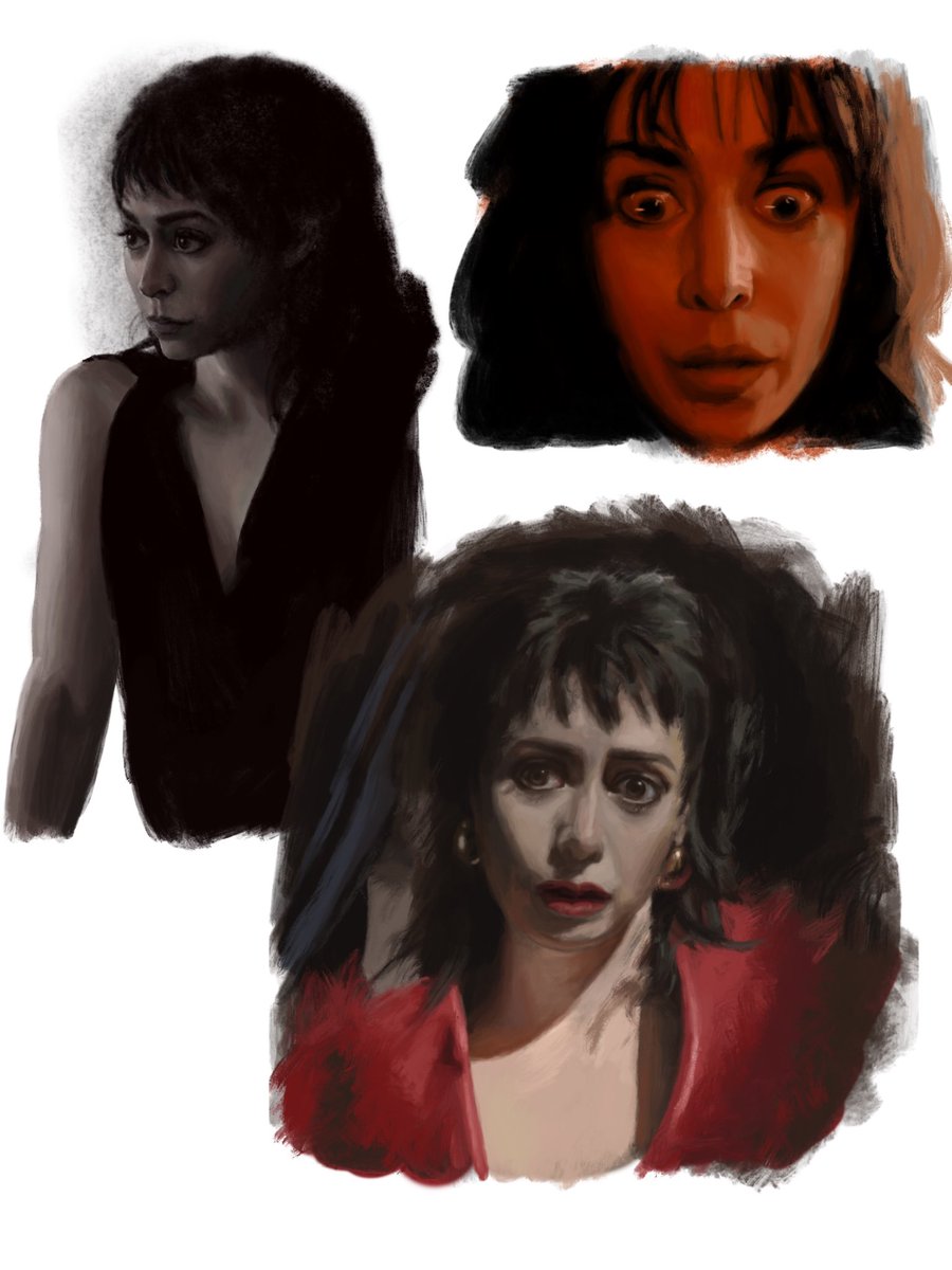 Some Sofia Falcone portraits part of a larger drawing I’m working on. #SofiaFalcone #ThePenguin