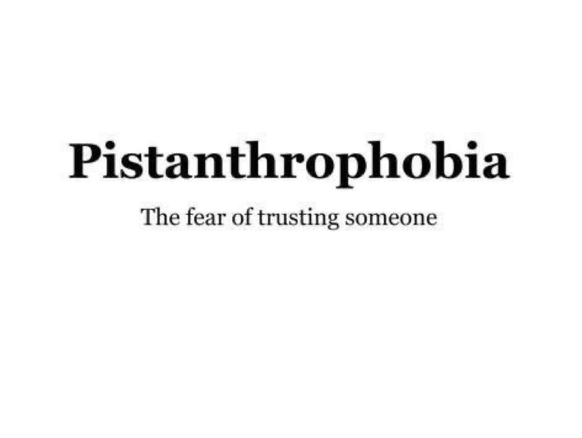 wordstionary's tweet photo. Pistanthrophobia https://t.co/Kcuz5QhvhW