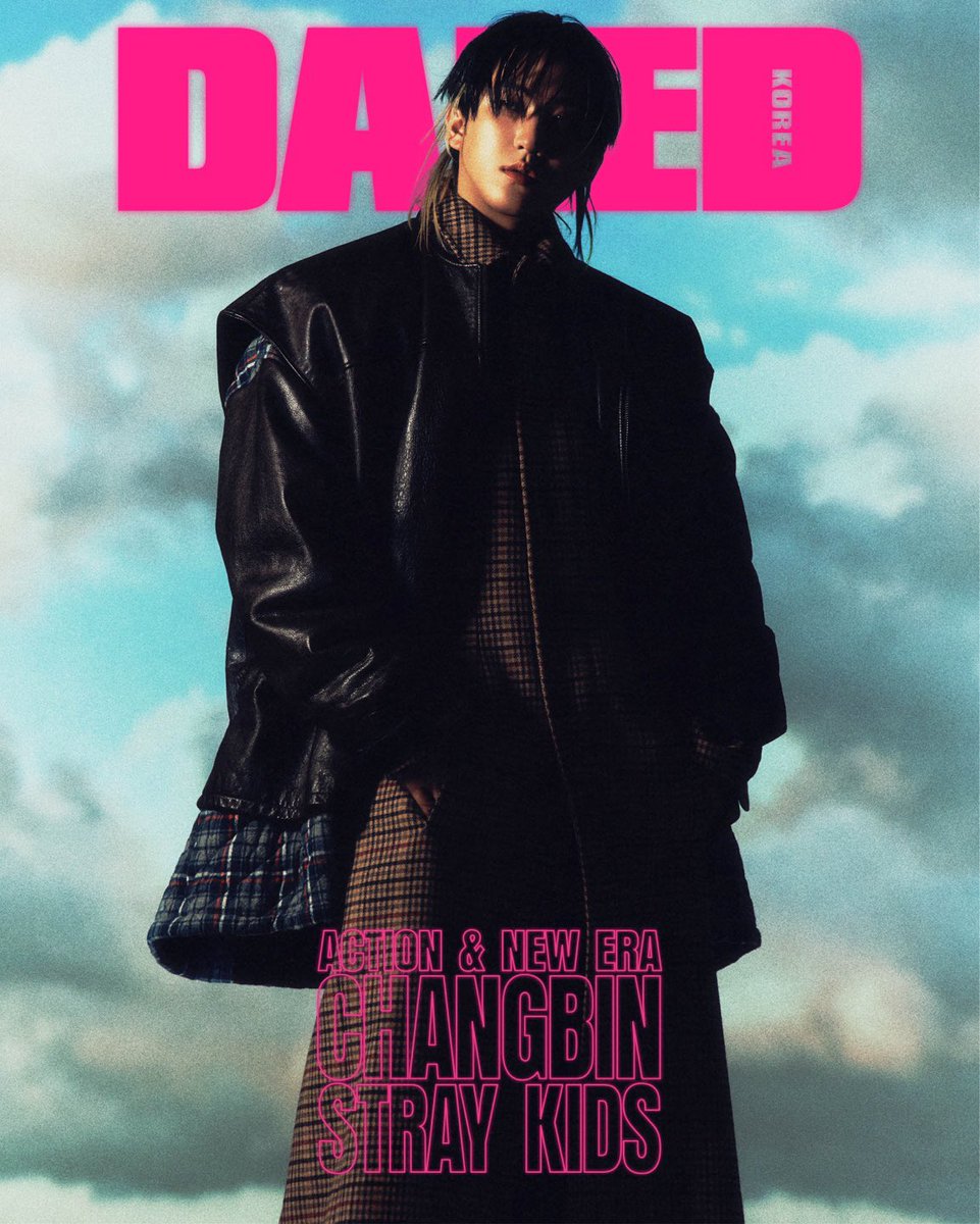 Changbin looks amazing for DAZED Korea.