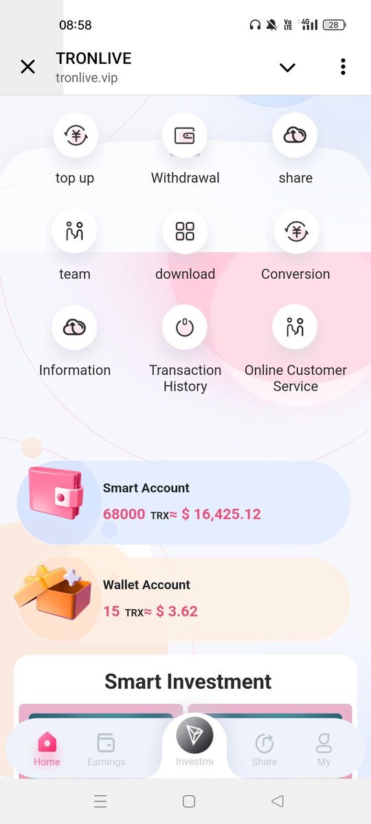 Cryptominng4's tweet photo. NEW USDT MINING
🔍Registroin link
https://t.co/wbGHx9J7J0…
🔊Daily income 8% to 35%
💲Minimum deposit 10$
💲Minimum withdraw 1$
💸Deposit Method- USDT/TRX/BNB/ETH
#TON #Hamster #LTC #DOGE #SHIB #Bitcoin #tron #trontrx #USDT #usdtether #usdtmining #USDTInvestment #USDT https://t.co/oCMsoQsJOL
