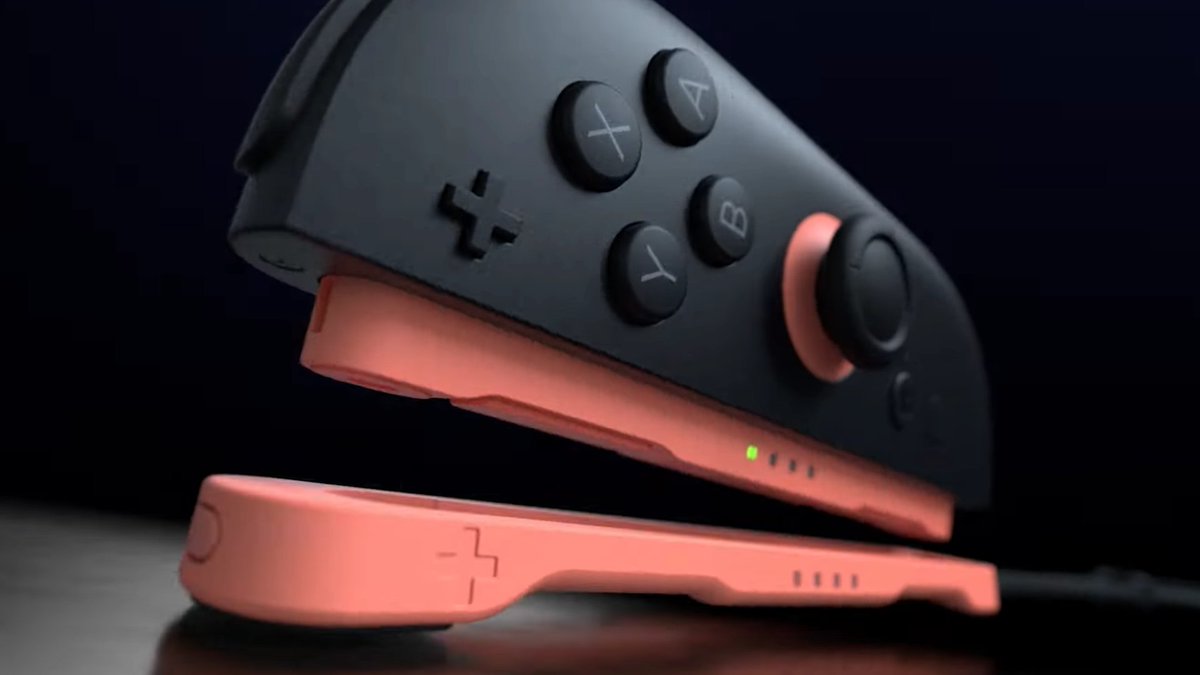 magbak_jp's tweet photo. ＼🎮Nintendo Switch 2 最新情報🎮／
昨日、任天堂が公式でついに発表…!!
2025年発売予定の「Nintendo Switch 2」

ガジェットのプロとしてMagbakが気になるポイントをまとめました👀

🔍 気になるスペック＆デザイン変更 🔍
✅ ディスプレイ大型化＆ベゼル縮小
　画面がさらに広く、ゲームの臨場感がアップ！

✅ Joy-Conの改良
・従来型より一回り大きく、スティックもやや大型化
・表面がマット系で高級感UP
・接続方式がスライド式から「端子式」に変更され、操作感向上🎮
・右Joy-Conにはホームボタン下に新ボタン（機能は未発表）追加！
・マウスとして使える説が有力か？

✅ 本体デザイン
・上部にUSB-Cらしき端子を搭載
・改良されたスタンドで、自由な角度調整が可能
・テーブルモードがより快適に！

✅ ドックの新デザイン
・ラウンド型になり、足付きで設置が安定✨

✅ 互換性
・初代Switchのソフトも遊べる互換性を確保！

🎮 ゲーム体験の進化 🎮
新作『マリオカート』では最大24人対戦が可能になるかも！？
スタートラインが24人分に拡張されている映像が確認され、期待が高まります🚗💨

⏰ 詳細発表予定：2025年4月2日のNintendo Direct
 今後の続報から目が離せません！