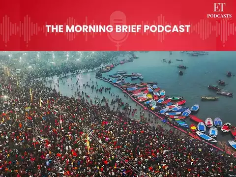 #ETMorningBriefPodcast | With record-breaking revenues and global attention, the Maha Kumbh has become the Super Bowl of India for marketers. Host Ratna Bhushan talks to Shuvadip Banerjee, Chief digital marketing officer, foods division, ITC, Sandeep Goyal, Chairman, Rediffusion