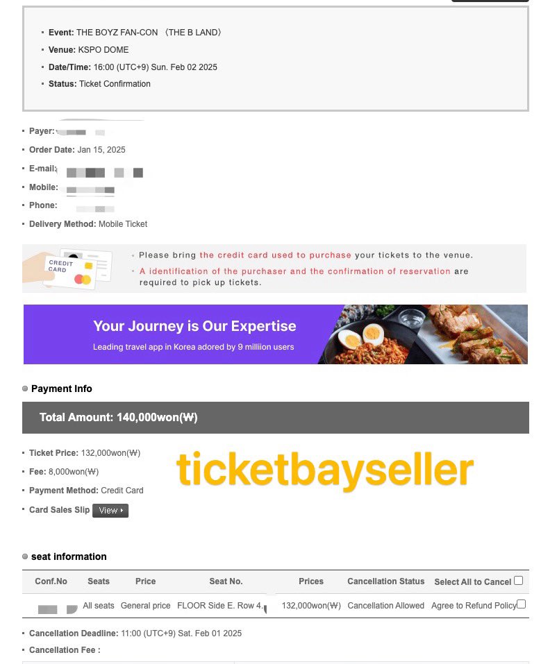 STicketbay's tweet photo. theboyz 【认证】代抢成功
感谢信任与支持

theboyz 【certification】 help to buy successful, thank you for your trust and support

 #ticketbayseller_feedback

💬 dm/微信：ticketbayseller

#THEBOYZ #더보이즈 
#THEBLAND #더비랜드 https://t.co/GJgTAAffqv