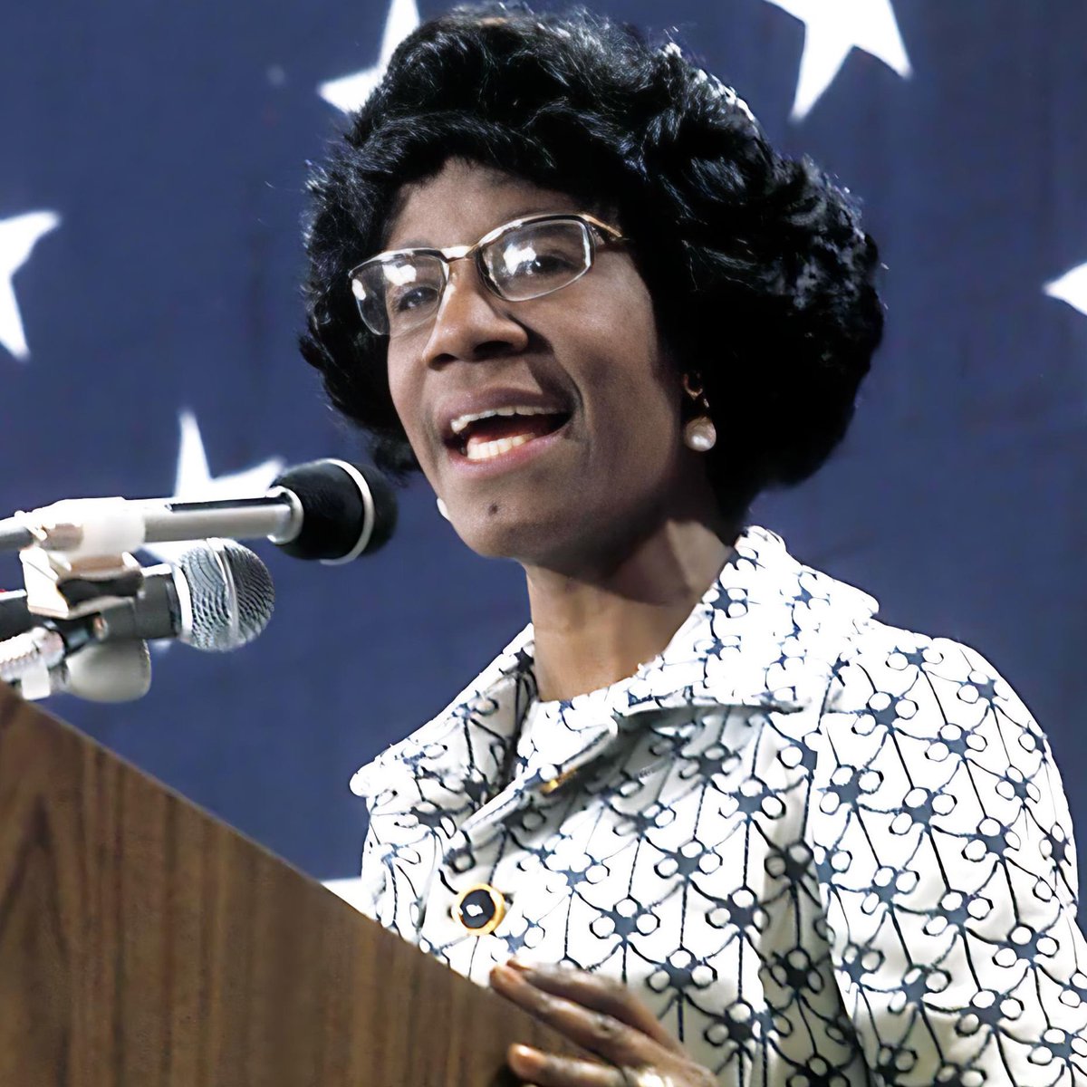 “If they don't give you a seat at the table, bring a folding chair.” —Shirley Chisholm.