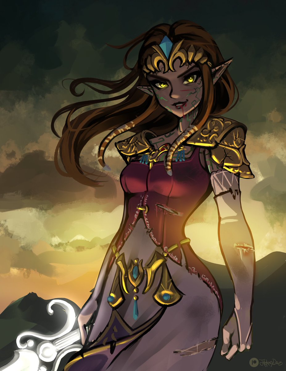 JackaryDraws's tweet photo. twilit princess https://t.co/1TzZIX4xNT