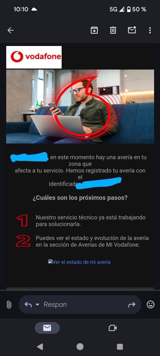 JACGLH's tweet photo. @vodafone_es En fin, paciencia. Dos horas para reconocer que había un problema no es tanto. https://t.co/KYY5fhtwZp
