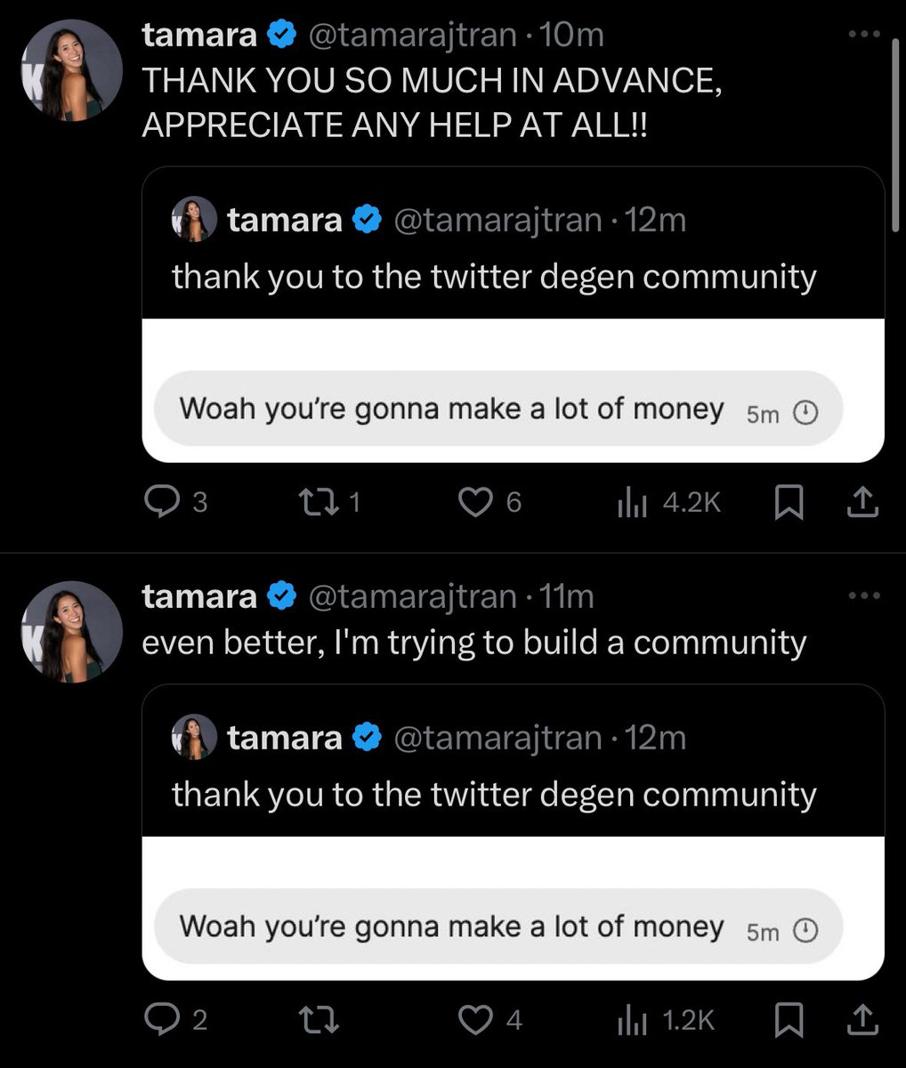 revival_trades's tweet photo. All the tweets are deleted now. Even a video was posted. 

But here is the ticker 

86vMHjuAei1dox5pM4LyvzZBUJMyhaei5yazQ9T2pump

And the token has been rugged 

@zachxbt 

Obv no one should have bought this. https://t.co/x0lNRbMvSy